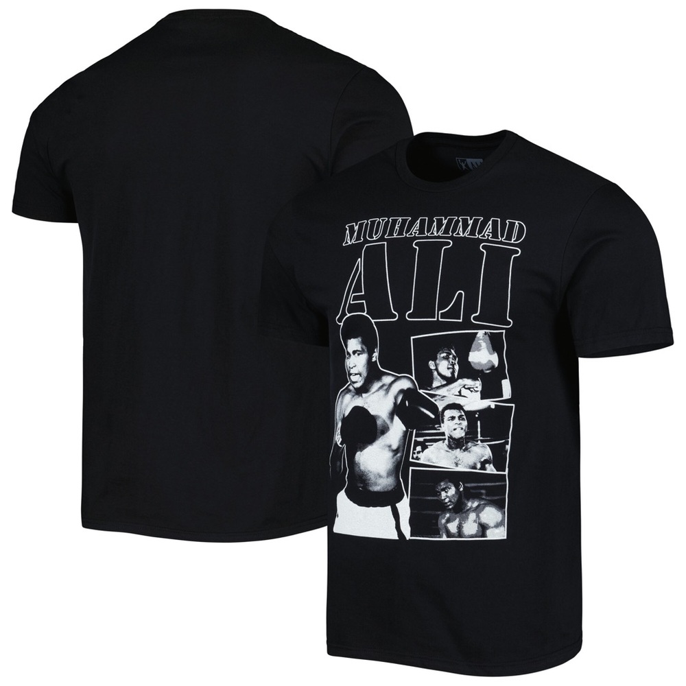 Muhammad Ali Black Tshirt Size Large Unisex - Picture 2 of 4